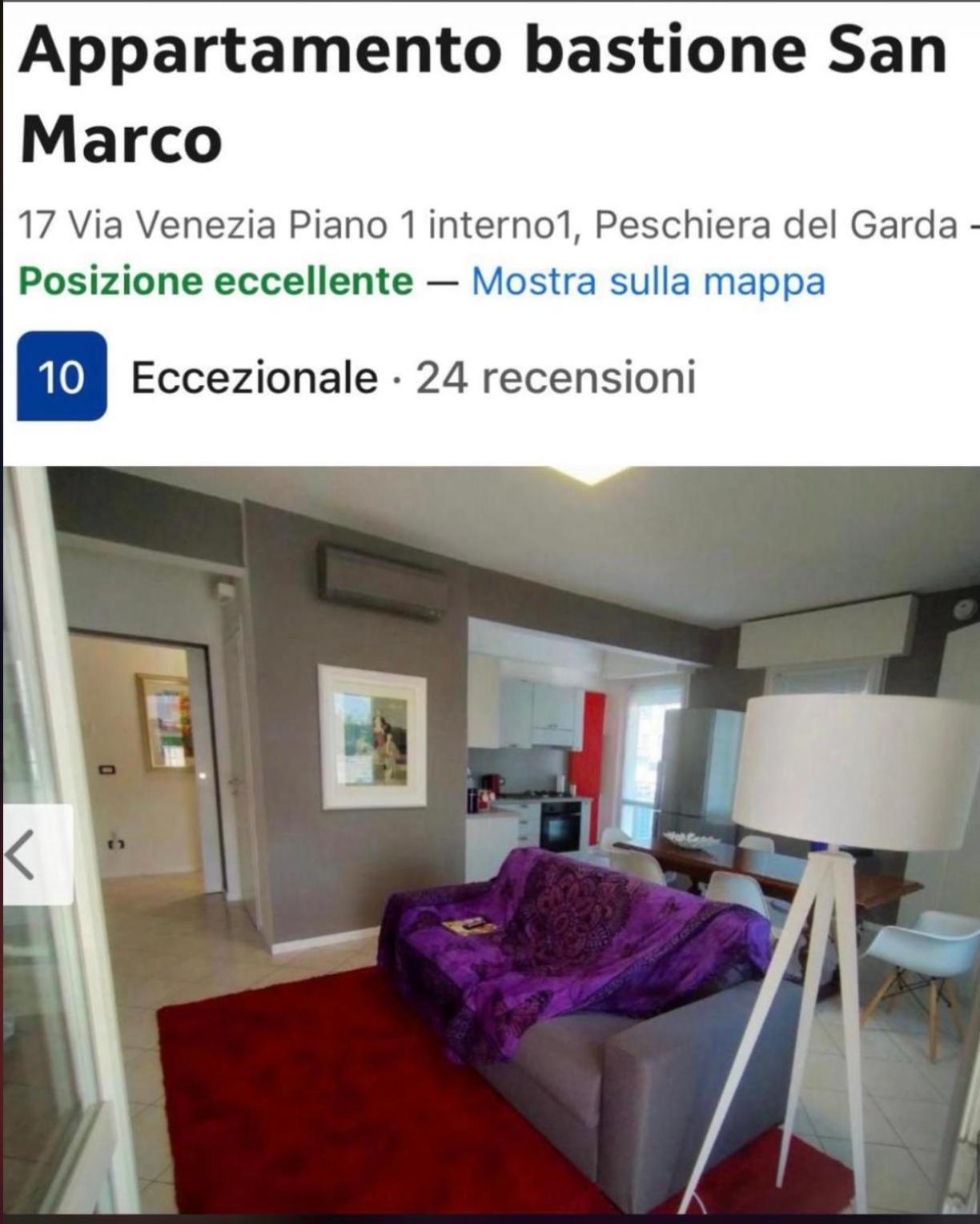 Appartamento Bastione San Marco Пескьера-дель-Гарда Экстерьер фото